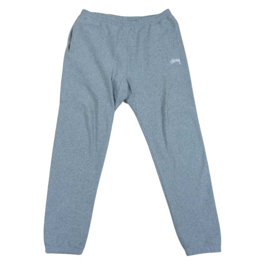 STUSSY ステューシー 21SS Stock Logo Sweat Pant スウェット パンツ グレー系 L【中古】