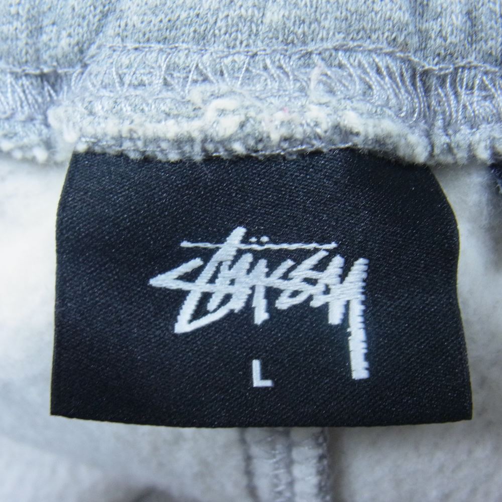 STUSSY ステューシー 21SS Stock Logo Sweat Pant スウェット パンツ グレー系 L【中古】