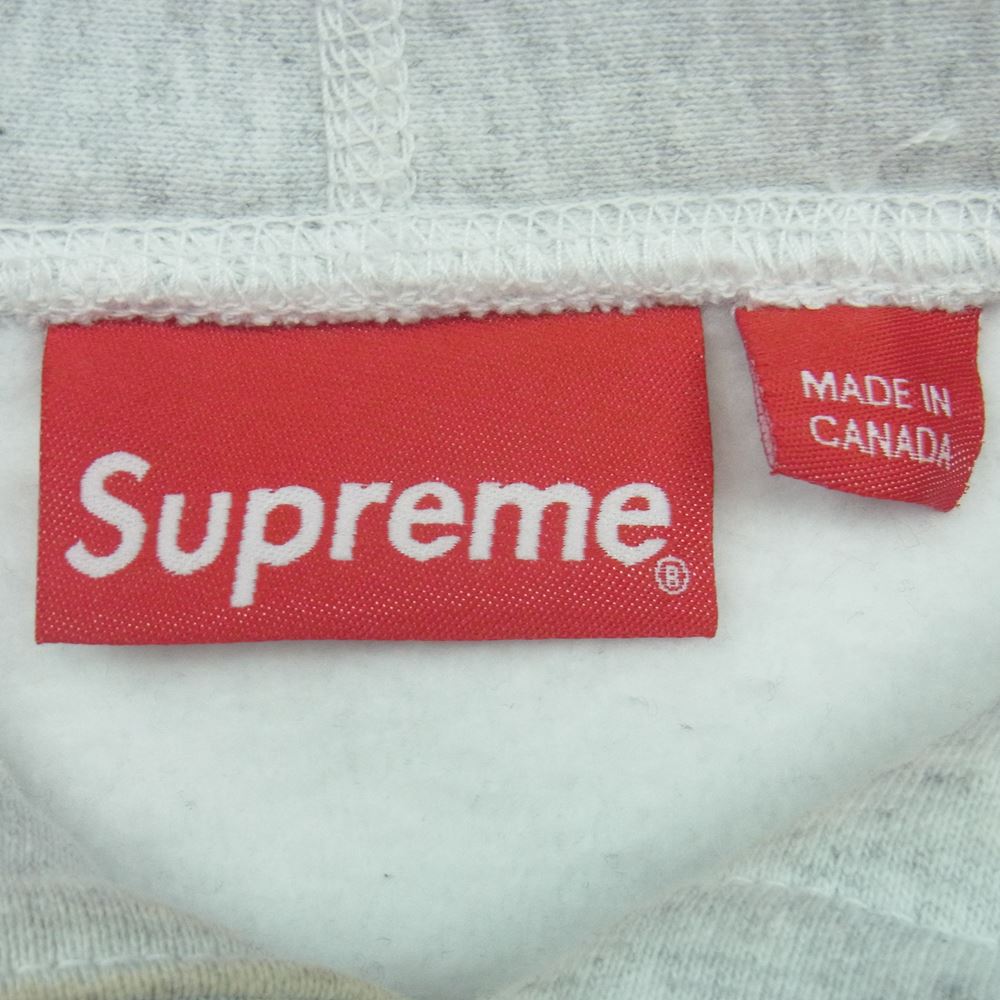 Supreme シュプリーム 19AW Cone Hooded Sweatshirt コーン スウェット パーカー フーディ コットン カナダ製 グレー系 M【中古】