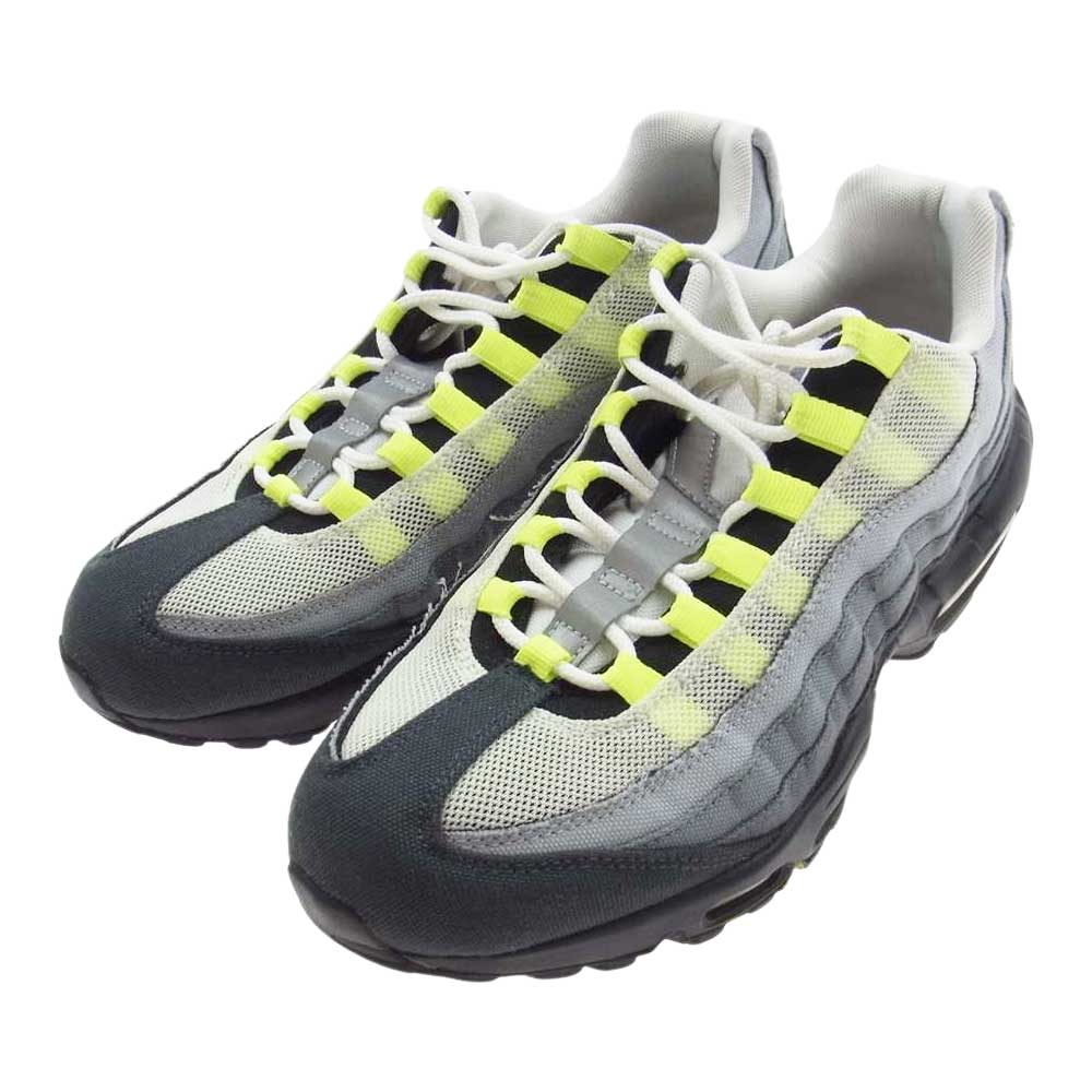 NIKE ナイキ 747137 170 AIR MAX 95 V SP PATCH  エア マックス 95 スニーカー ネオン グレー系 ライトグリーン系 28.0ｃｍ【中古】