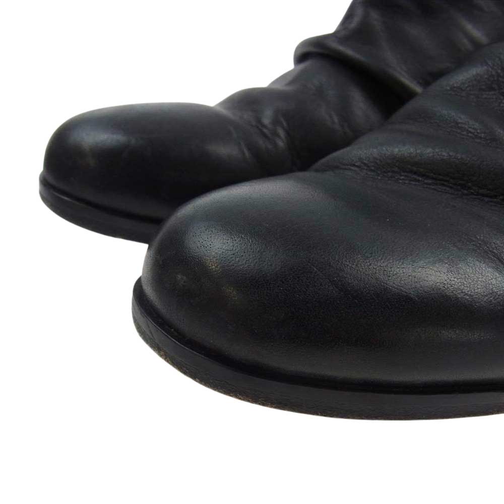 PADRONE パドローネ PU8395-1203-2C SHORT SIDE ZIP BOOTS サイドジップ ショート ブーツ ブラック系 40【中古】