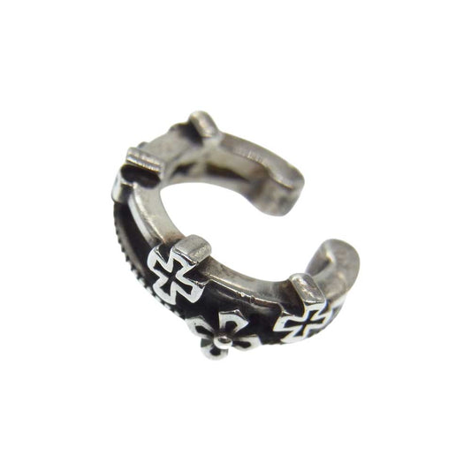 Justin Davis ジャスティンデイビス SEJ848 クロス イヤーカフ 片耳 シルバー系【中古】