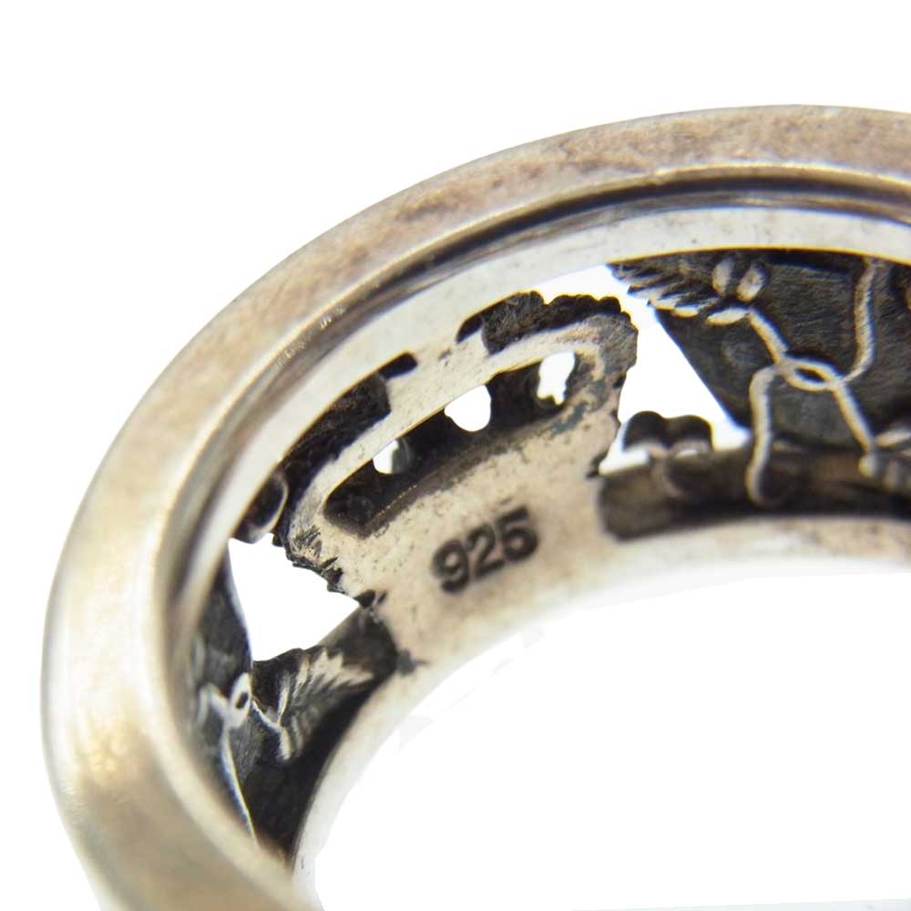 Justin Davis ジャスティンデイビス SRJ210 MY LOVE RING マイラブ リング  シルバー系 7号【中古】