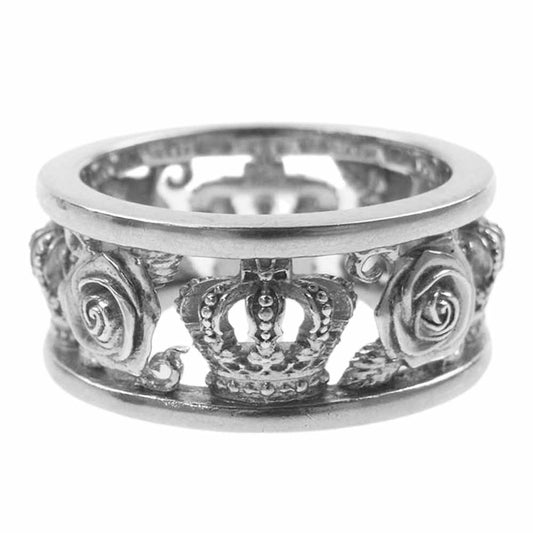 Justin Davis ジャスティンデイビス SRJ210 MY LOVE マイラブ リング  シルバー系 12.5号【中古】