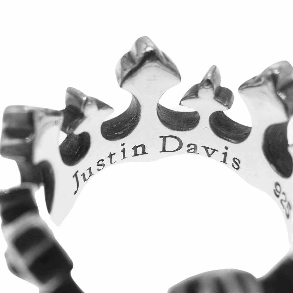 Justin Davis ジャスティンデイビス SRJ125 PALACE CROWN パレスクラウン リング シルバー系 13号【中古】