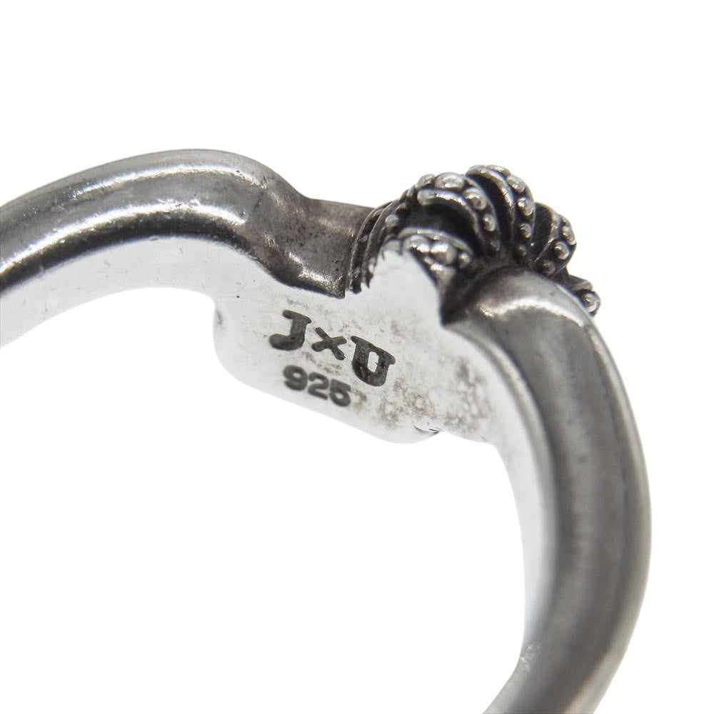 Justin Davis ジャスティンデイビス SRJ613 SKULLABBIT クラウン  スカル ラビット リング シルバー系 11号【中古】