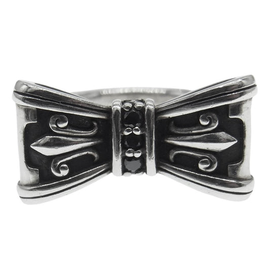 Justin Davis ジャスティンデイビス SRJ328 PROMISE プロミス リボン リング シルバー系 11号【中古】