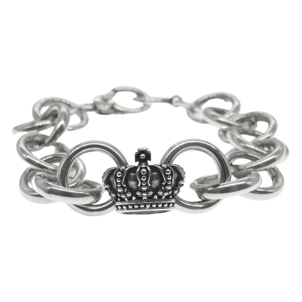 Justin Davis ジャスティンデイビス SBJ908 LOOP MAGIC BRACELET ループマジック クラウン ブレスレット シルバー系【中古】