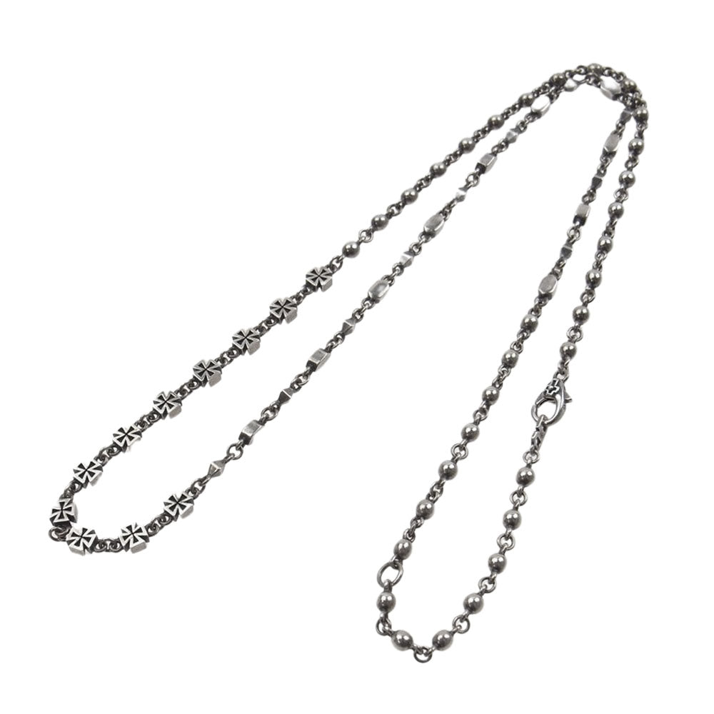 Justin Davis ジャスティンデイビス SNJ805 FRAGMENT CROWN フラグメント クラウン チェーン ネックレス シルバー系【中古】