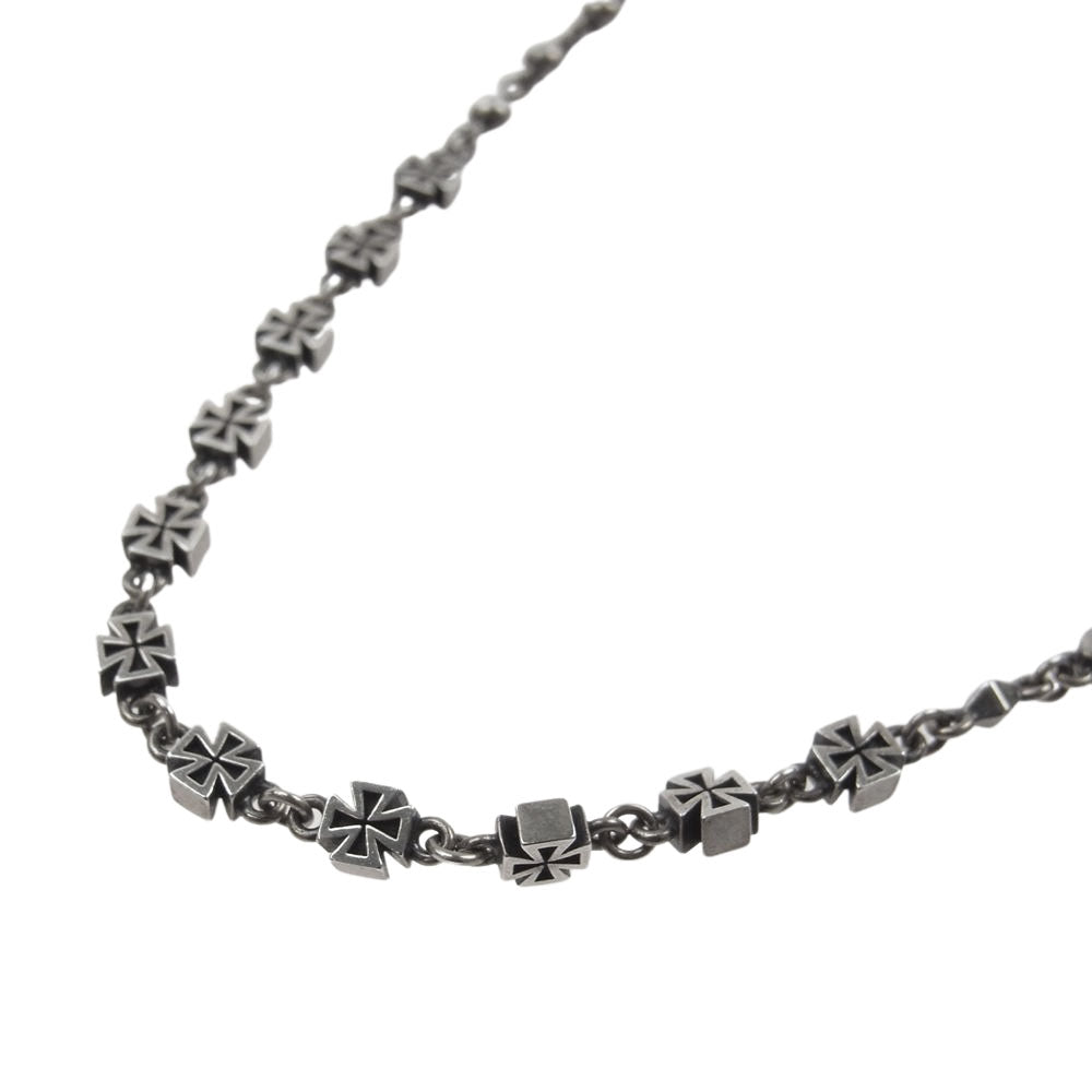 Justin Davis ジャスティンデイビス SNJ805 FRAGMENT CROWN フラグメント クラウン チェーン ネックレス シルバー系【中古】