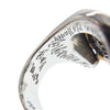 BILL WALL LEATHER ビルウォールレザー MARK MAHONEY マークマホーニー 18Kオーバーレイ ストーンアイ ホースシュー リング シルバー系 20号【中古】