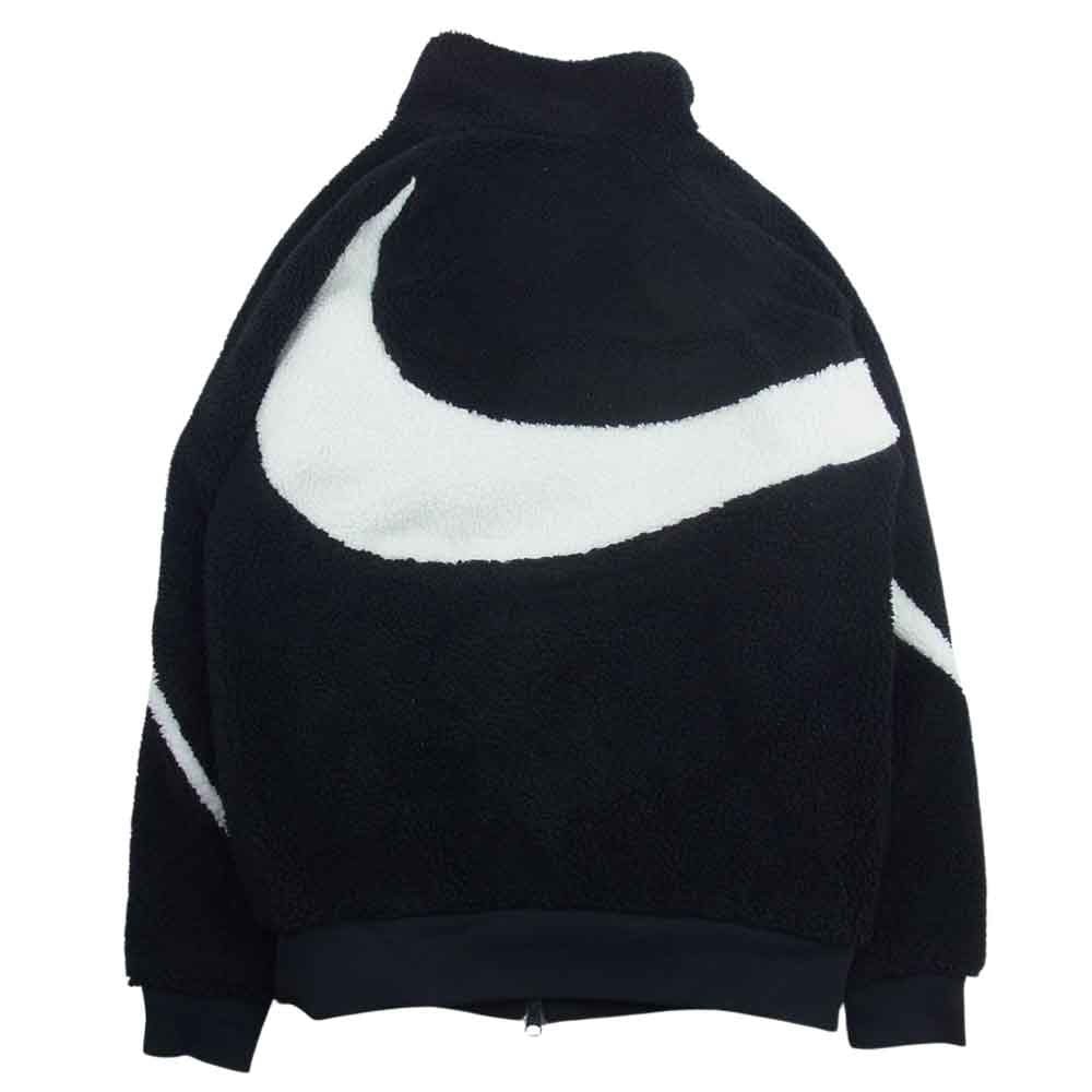 NIKE ナイキ bq6546-011 AS M NSW VW SWSH FULL ZIP JKT ビッグ スウッシュ フルジップ ボア ジャケット ブラック系 S【中古】