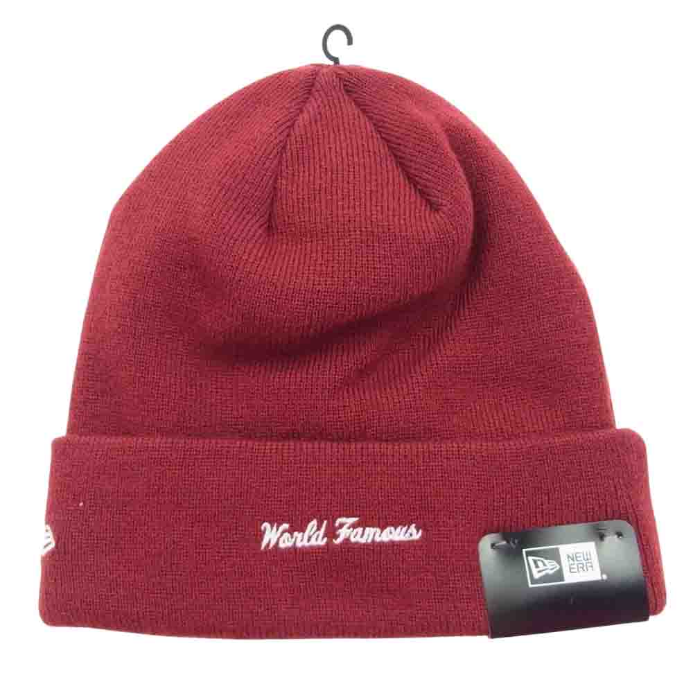 Supreme シュプリーム 22AW New Era Box Logo Beanie  ニューエラ ボックス ロゴ ビーニー ニット帽 ワイン ワインレッド系【新古品】【未使用】【中古】