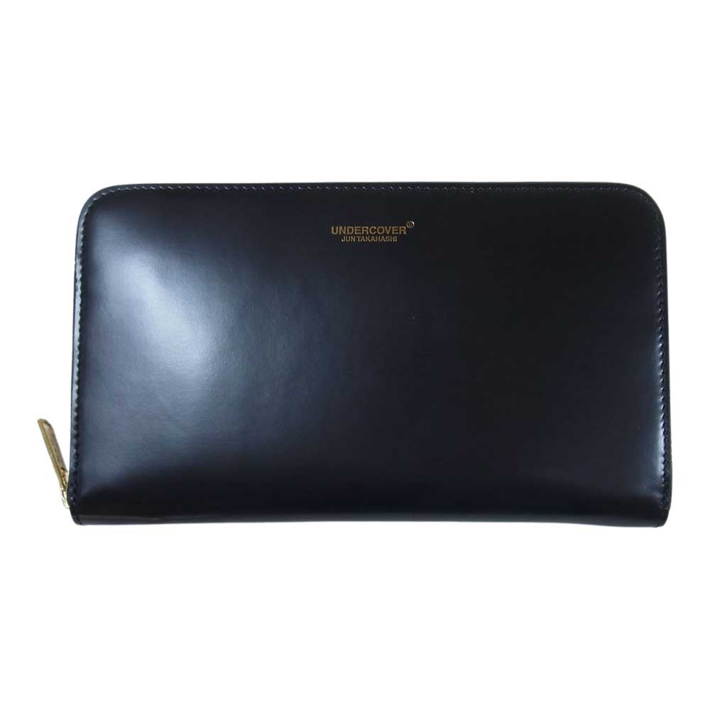 UNDERCOVER アンダーカバー UC2A9C01-1 レザー ジッピー ラウンドファスナー ウオレット ブラック系 FREE【極上美品】【中古】