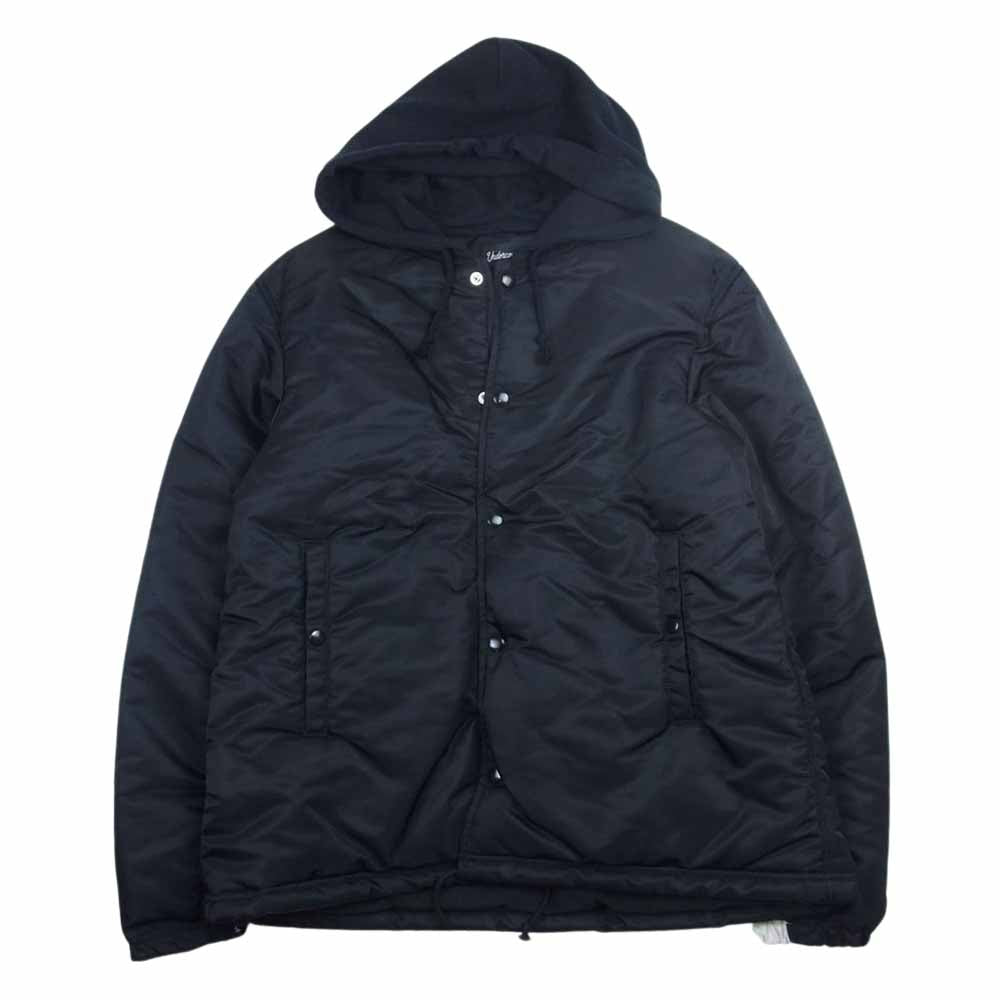 UNDERCOVER アンダーカバー 21AW  UI2A4202 袖下アシメ切替 フード 中綿 コーチJKT ジャケット ブラック系 2【極上美品】【中古】