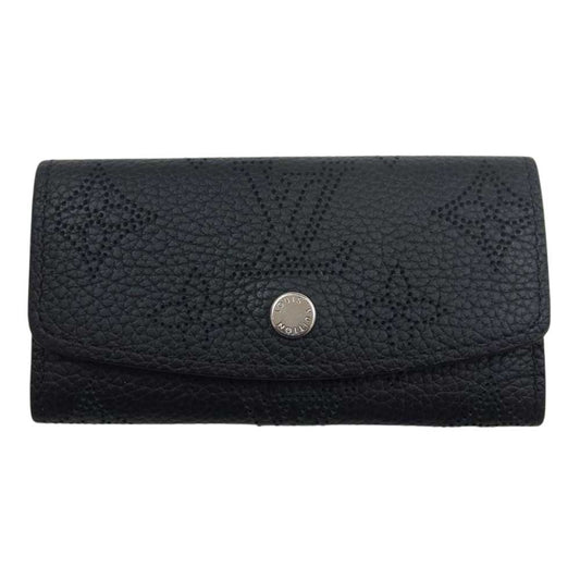 LOUIS VUITTON ルイ・ヴィトン M64054 ヴィトン マヒナ ミュルティクレ4 キーケース ブラック系【中古】