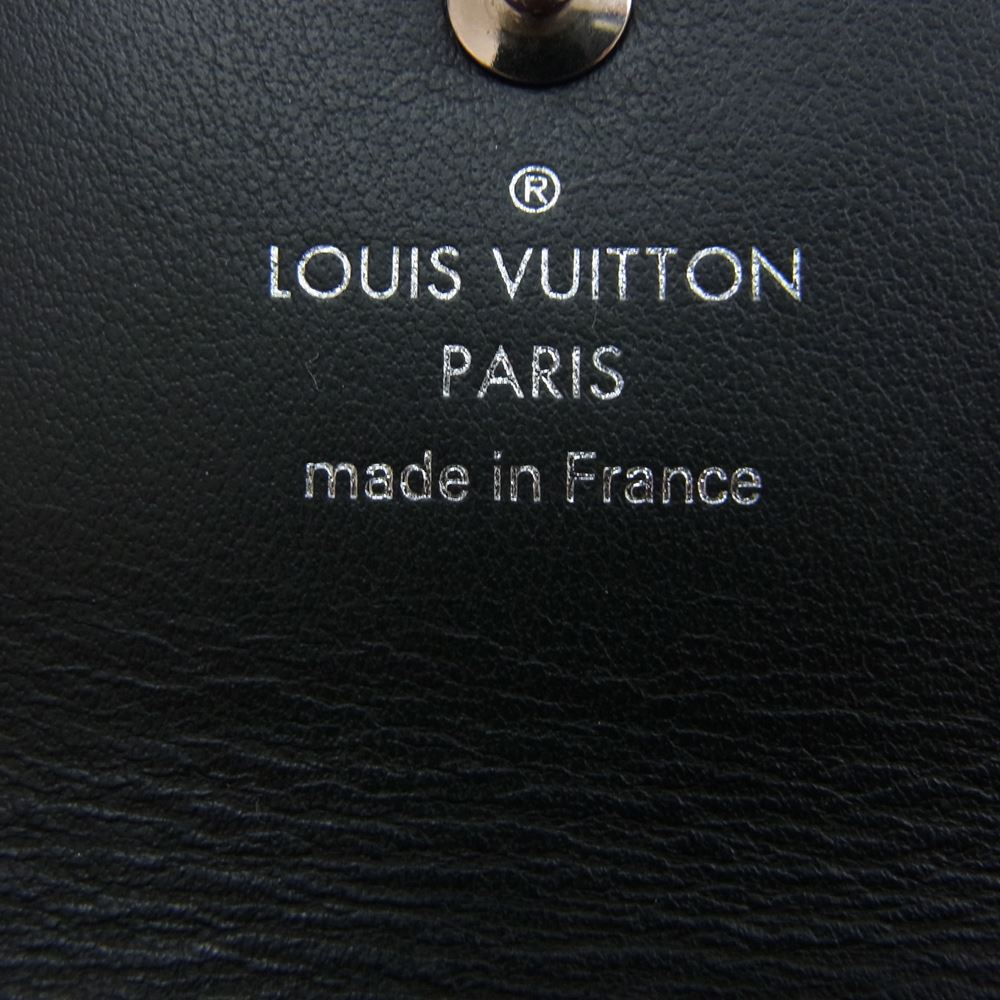 LOUIS VUITTON ルイ・ヴィトン M64054 ヴィトン マヒナ ミュルティクレ4 キーケース ブラック系【中古】