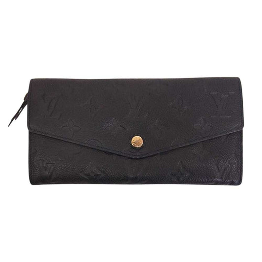 LOUIS VUITTON ルイ・ヴィトン M60287 モノグラム アンプラント ポルトフォイ ユキュリーズ ウォレット 財布 ブラック系【中古】
