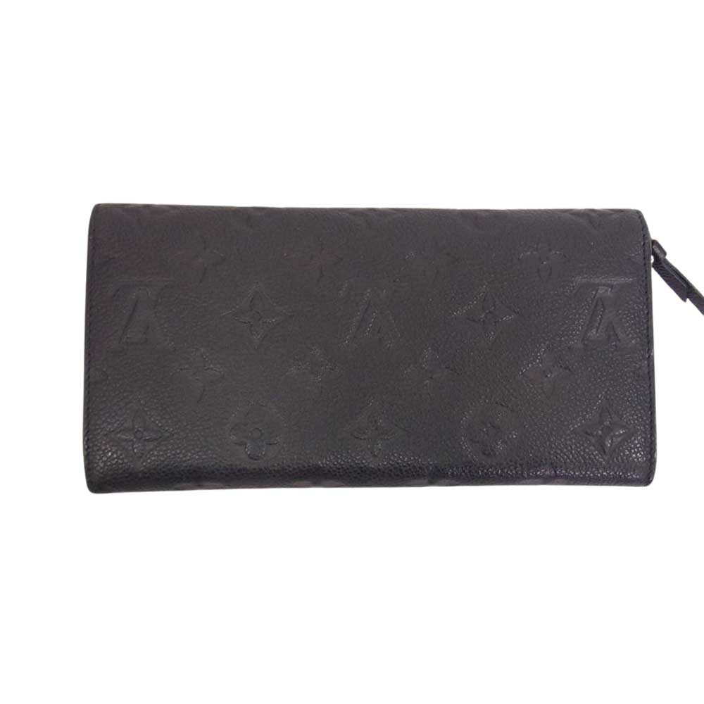 LOUIS VUITTON ルイ・ヴィトン M60287 モノグラム アンプラント ポルトフォイ ユキュリーズ ウォレット 財布 ブラック系【中古】