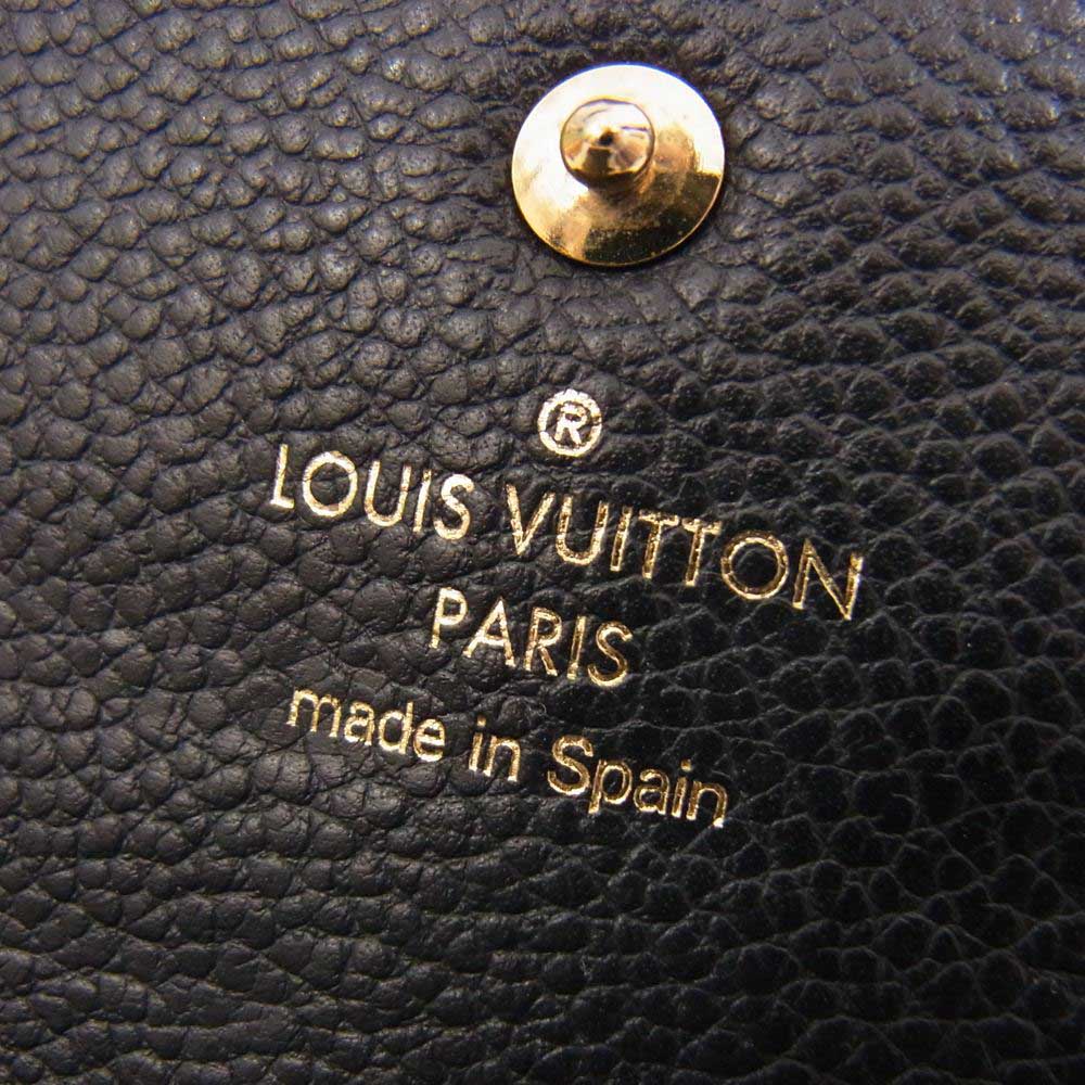 LOUIS VUITTON ルイ・ヴィトン M60287 モノグラム アンプラント ポルトフォイ ユキュリーズ ウォレット 財布 ブラック系【中古】