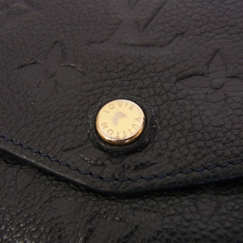 LOUIS VUITTON ルイ・ヴィトン M60287 モノグラム アンプラント ポルトフォイ ユキュリーズ ウォレット 財布 ブラック系【中古】