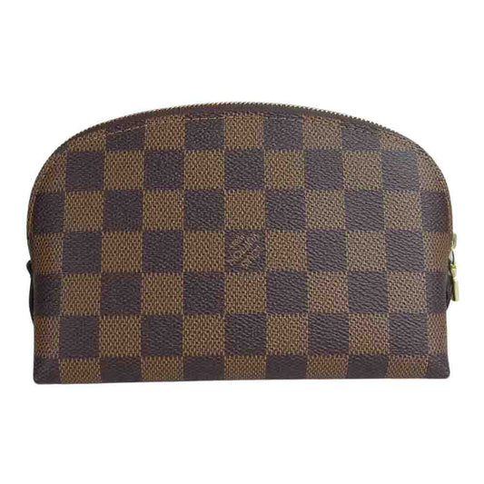 LOUIS VUITTON ルイ・ヴィトン N47516 ダミエ ポシェット コスメティック ポーチ ブラウン系【美品】【中古】