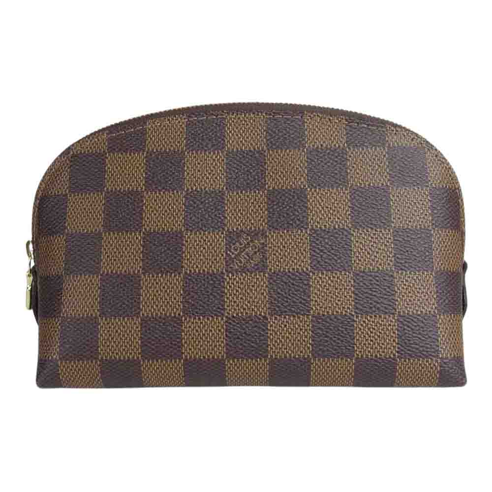 LOUIS VUITTON ルイ・ヴィトン N47516 ダミエ ポシェット コスメティック ポーチ ブラウン系【美品】【中古】