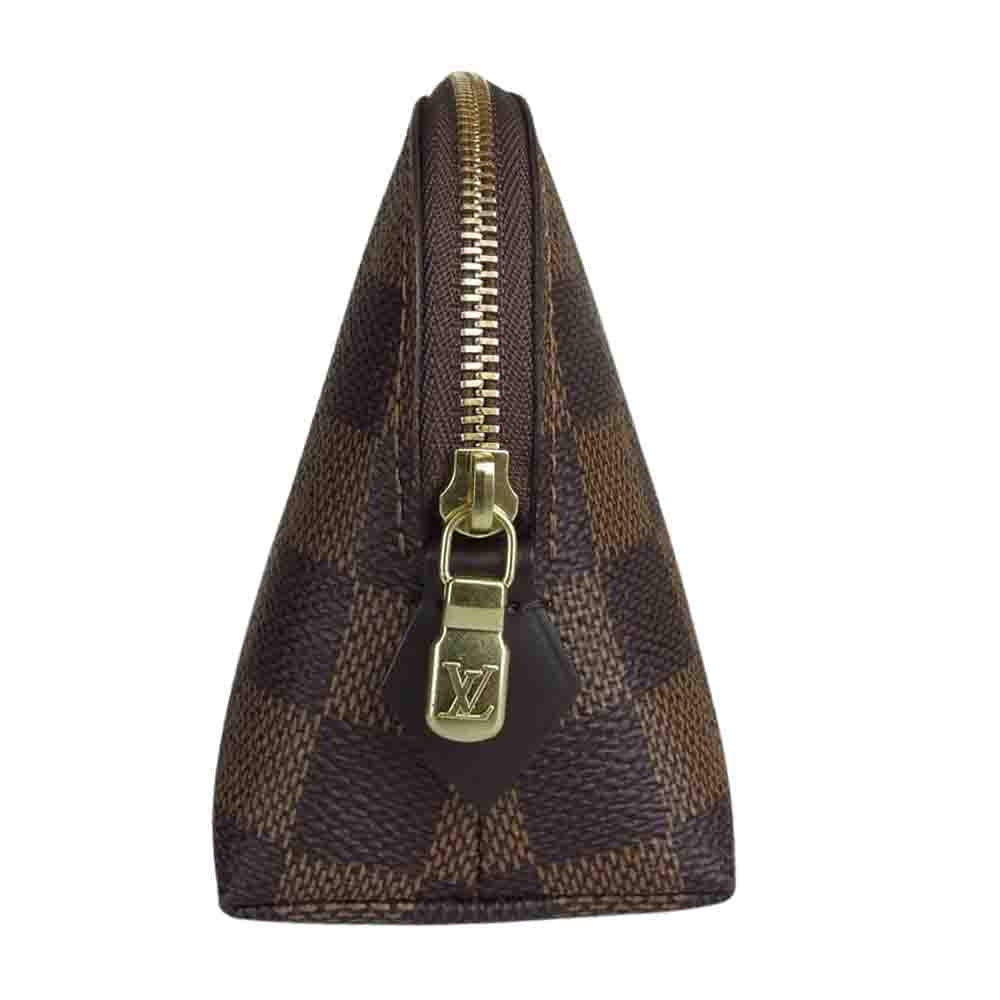 LOUIS VUITTON ルイ・ヴィトン N47516 ダミエ ポシェット コスメティック ポーチ ブラウン系【美品】【中古】