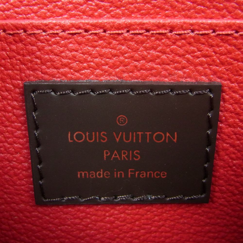 LOUIS VUITTON ルイ・ヴィトン N47516 ダミエ ポシェット コスメティック ポーチ ブラウン系【美品】【中古】