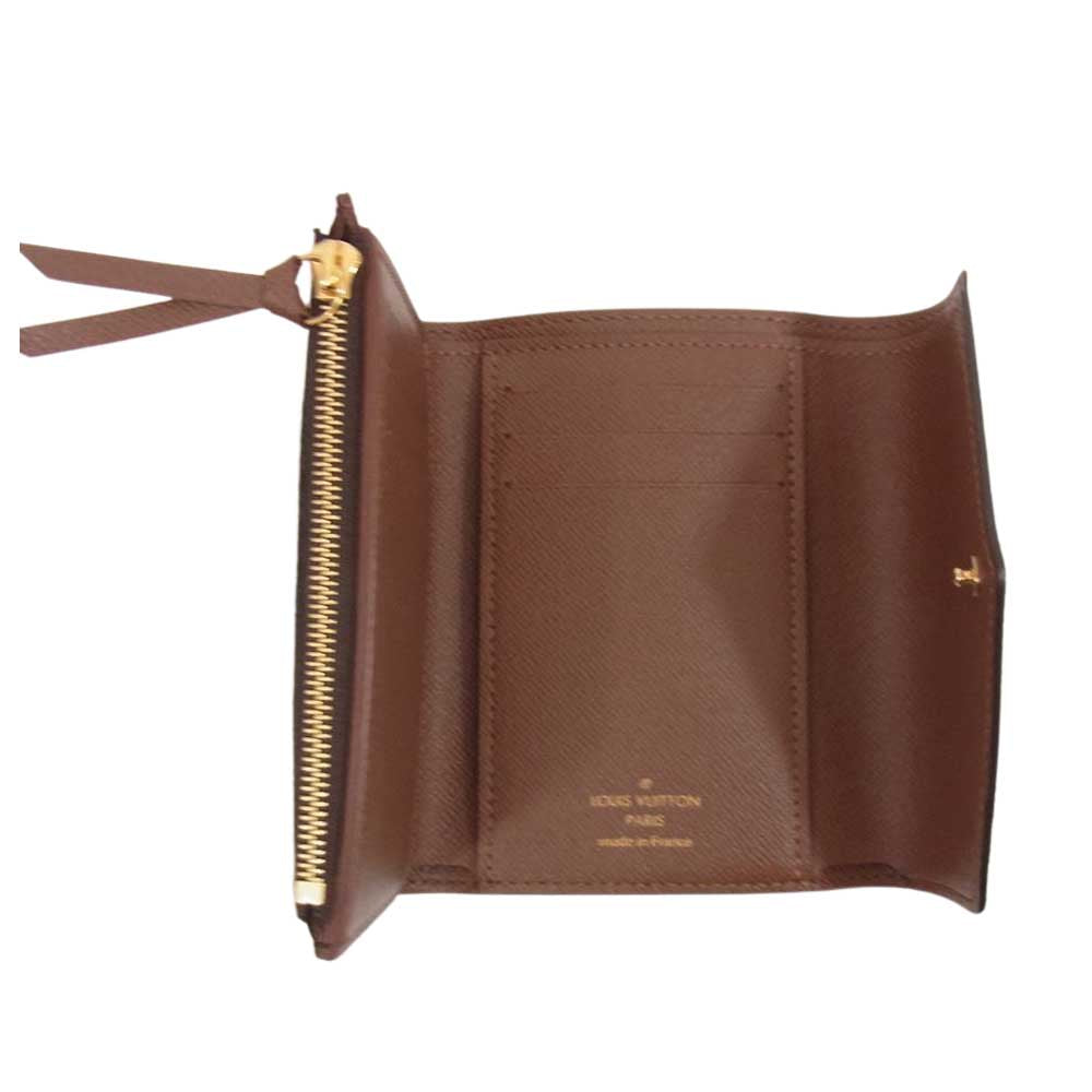 LOUIS VUITTON ルイ・ヴィトン M62472 モノグラム ポルトフォイユ ヴィクトリーヌ カードケース ポーチ ブラウン系【中古】
