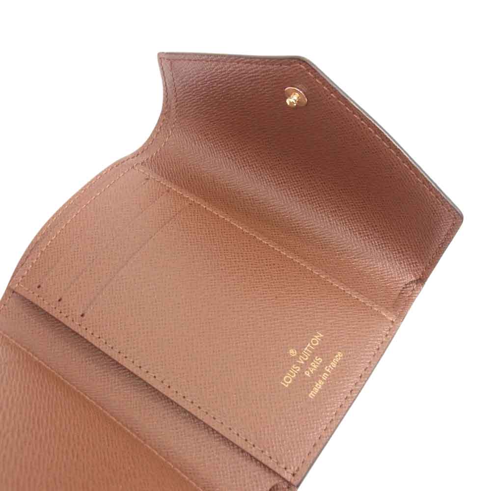 LOUIS VUITTON ルイ・ヴィトン M62472 モノグラム ポルトフォイユ ヴィクトリーヌ カードケース ポーチ ブラウン系【中古】