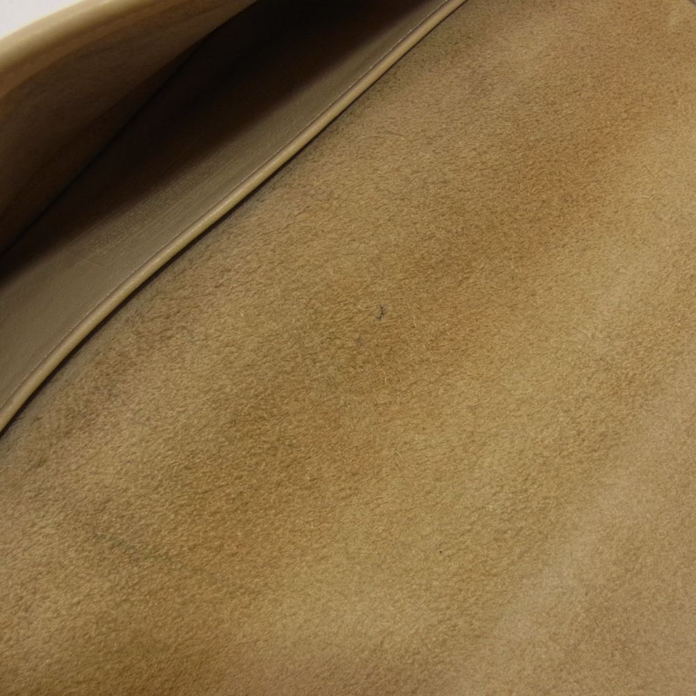 COACH コーチ B50-9755 オールド レザー ショルダー バッグ アイボリー ベージュ系【中古】