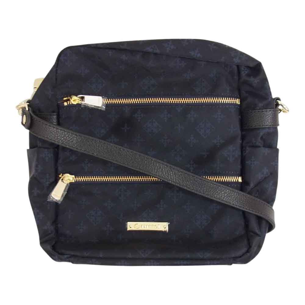 ラシット 総柄 プリントリュック ネイビー系【極上美品】【中古】