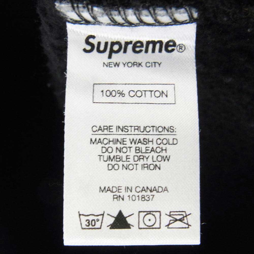 Supreme シュプリーム × UNDERCOVER アンダーカバー 16AW Anarchy Hooded Sweatshirt アナーキー フーデッド スウェット パーカー ブラック系 S【中古】