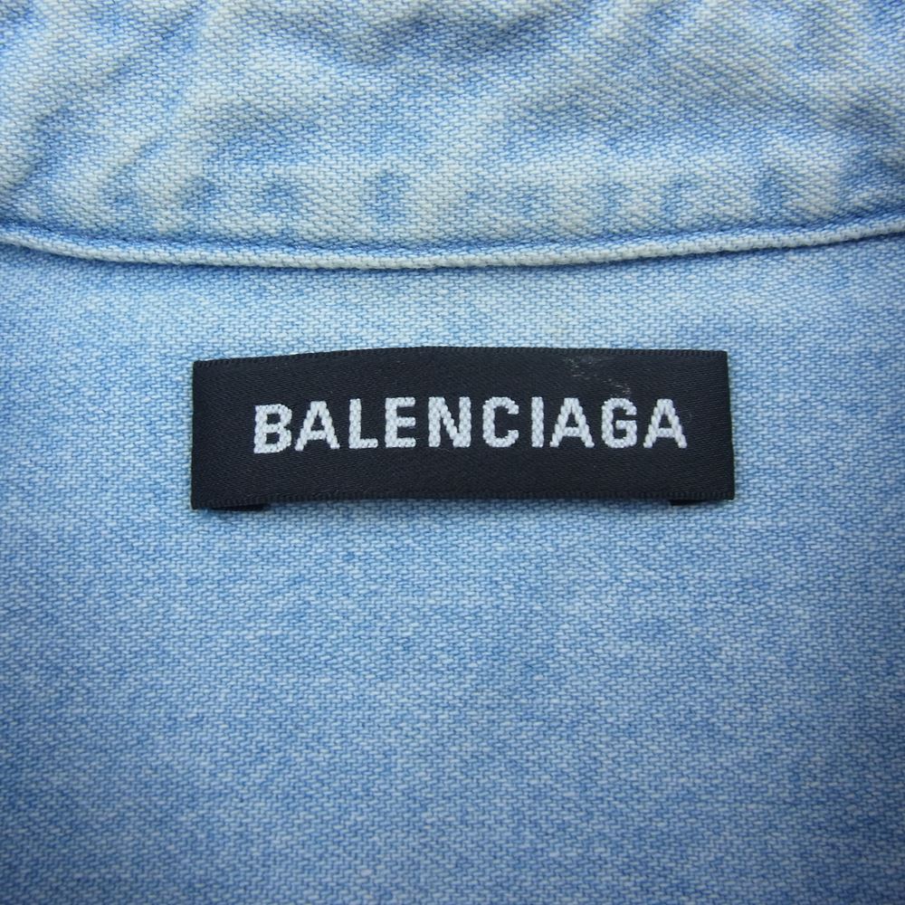 BALENCIAGA バレンシアガ 19SS 557578 TYE24 8491 Back Logo Denim