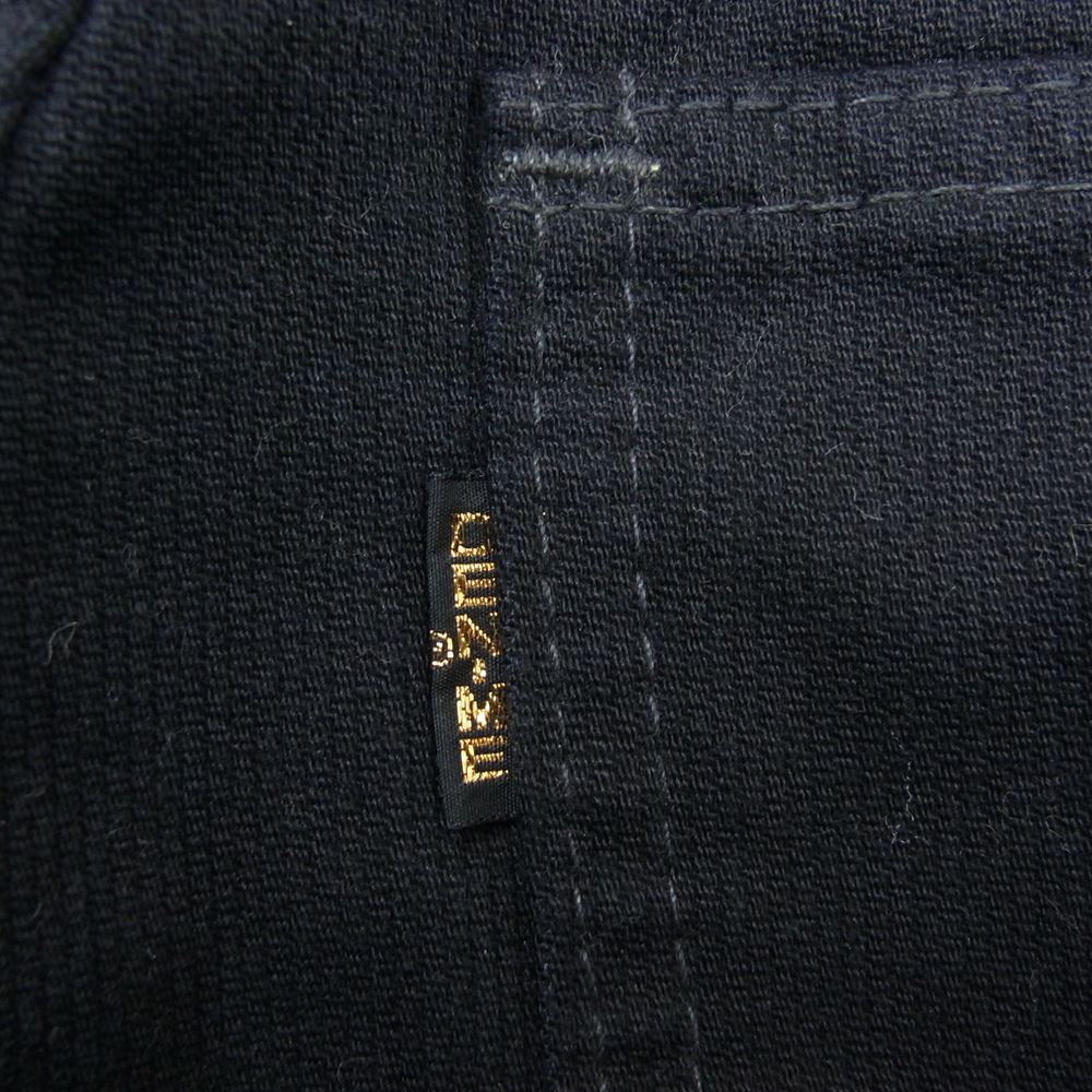 Denime ドゥニーム 黒タブ ブラック ピケ ジッパーフライ パンツ ブラック系 30【中古】