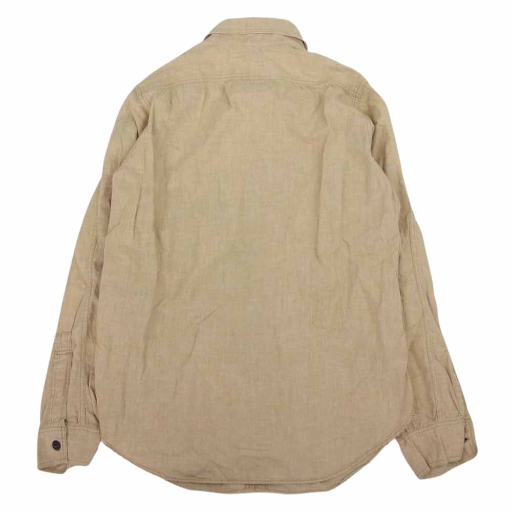 FREEWHEELERS フリーホイーラーズ neal cassady ワーク シャツ ベージュ系 14【中古】