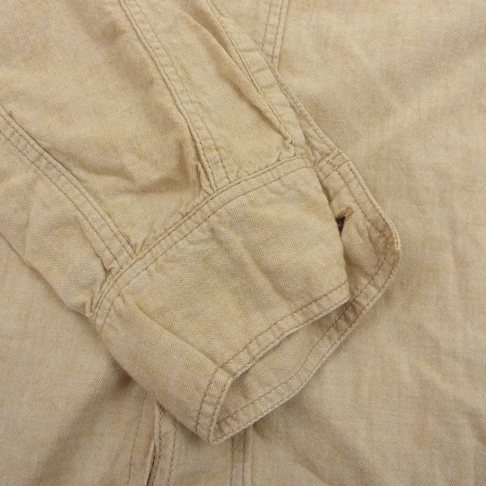 FREEWHEELERS フリーホイーラーズ neal cassady ワーク シャツ ベージュ系 14【中古】