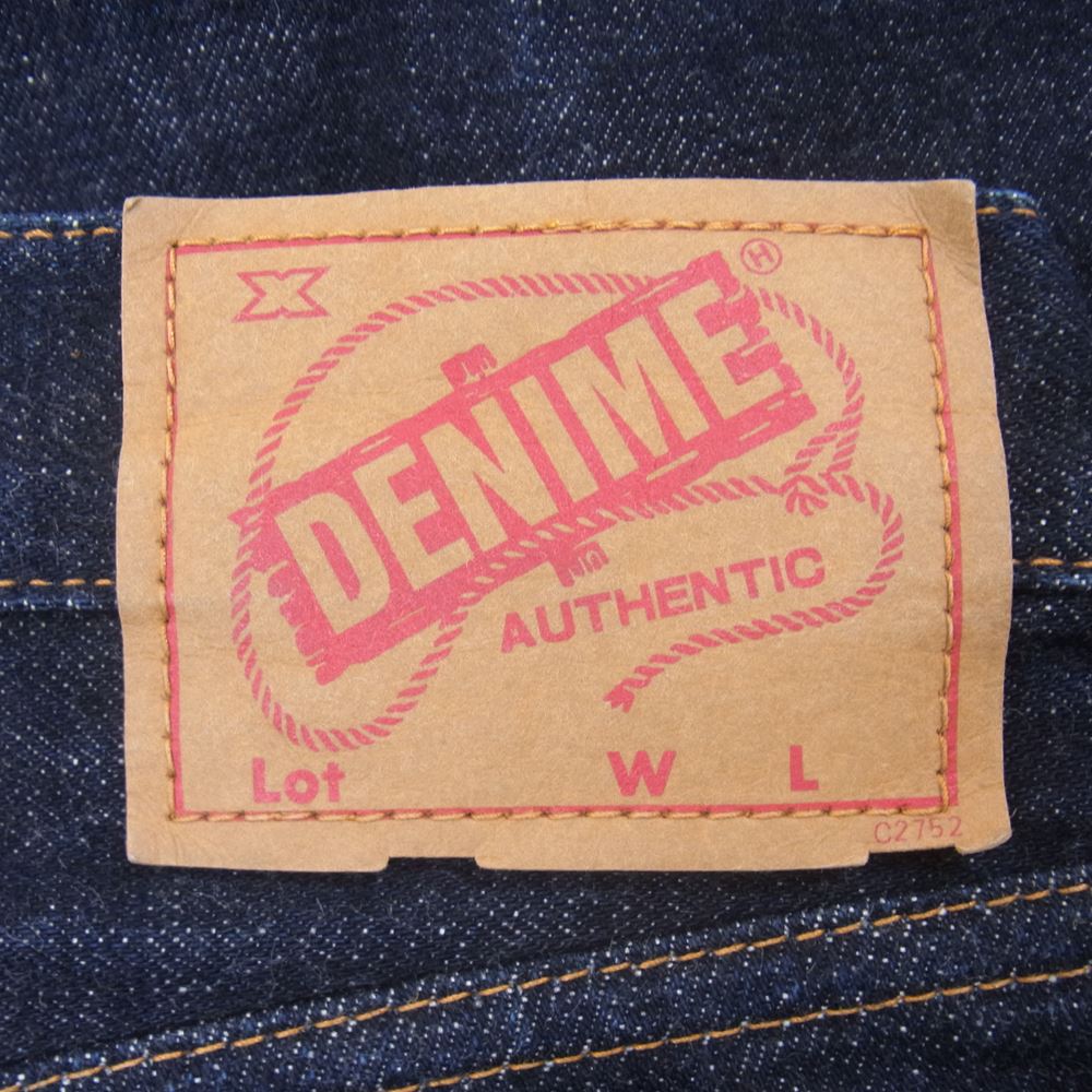 Denime ドゥニーム J49 70 黒タブ ジッパーフライ デニム パンツ インディゴブルー系 28【中古】