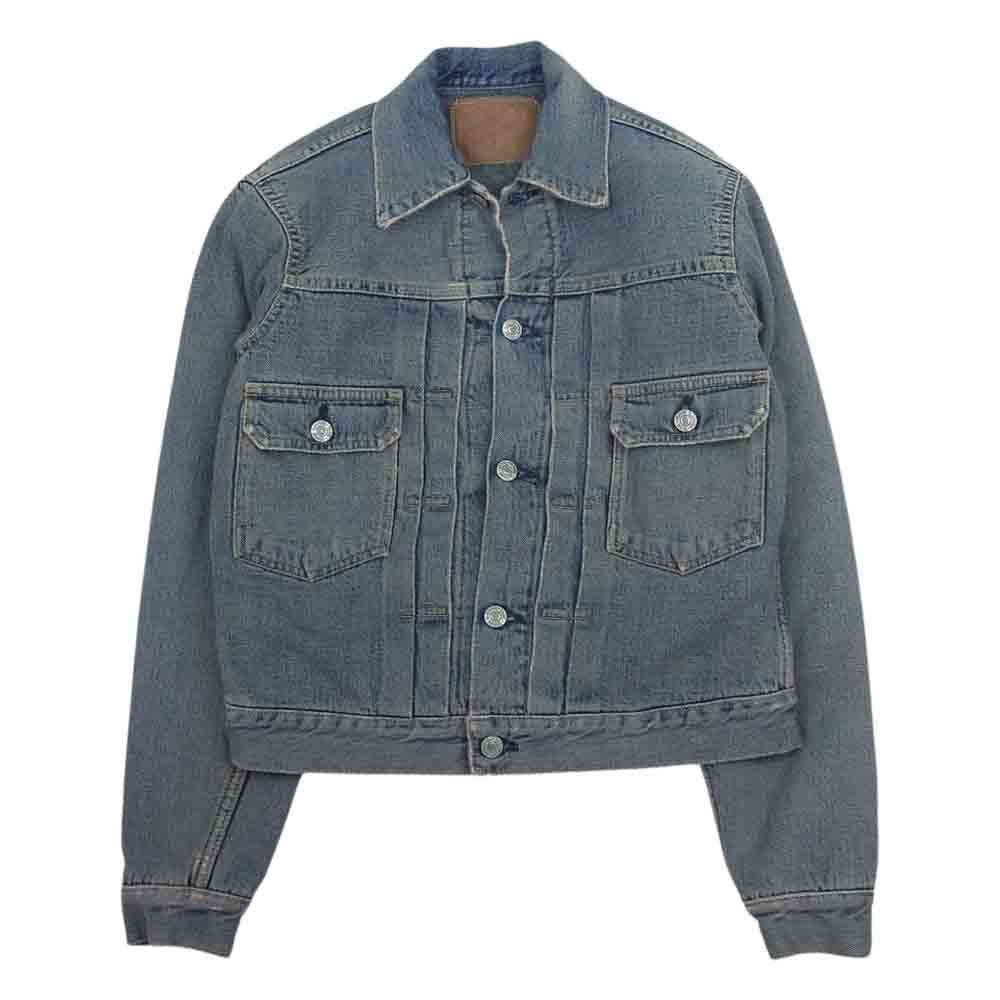 Denime ドゥニーム 2nd type 裏ブランケット デニム ジャケット インディゴブルー系 S【中古】