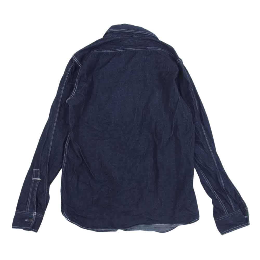 FREEWHEELERS フリーホイーラーズ UNION SPECIAL OVERALLS Neal インディゴ デニム ワーク シャツ インディゴブルー系 14【中古】
