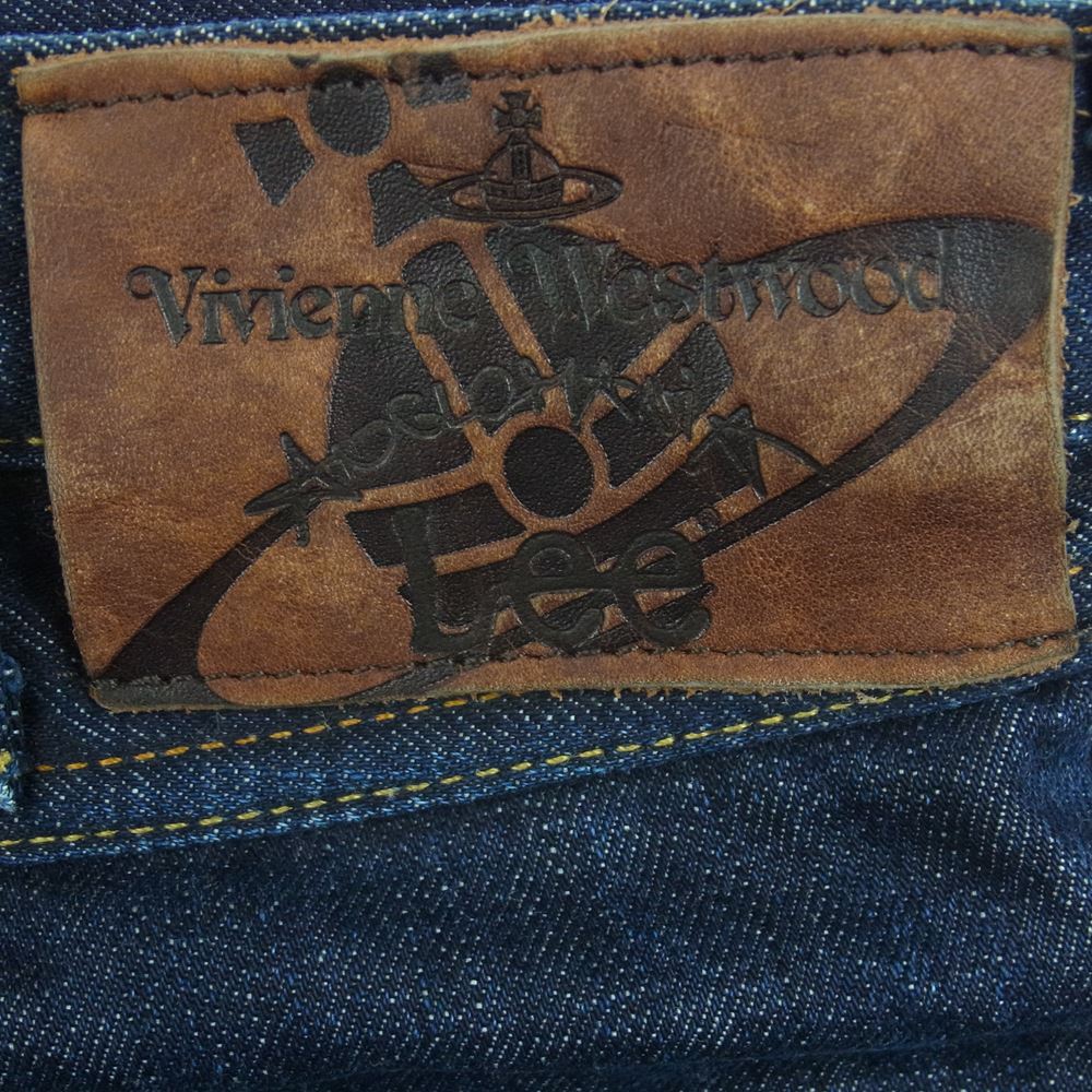 Vivienne Westwood ヴィヴィアンウエストウッド ANGLOMANIA x Lee デニム パンツ トルコ製 インディゴブルー系 30【中古】