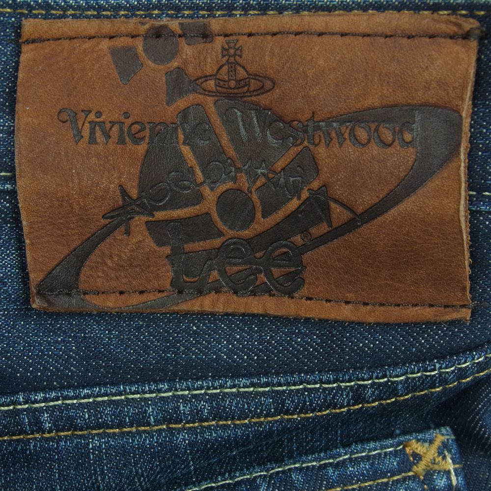 Vivienne Westwood ヴィヴィアンウエストウッド ANGLOMANIA x Lee デニム パンツ トルコ製 インディゴブルー系 28【中古】