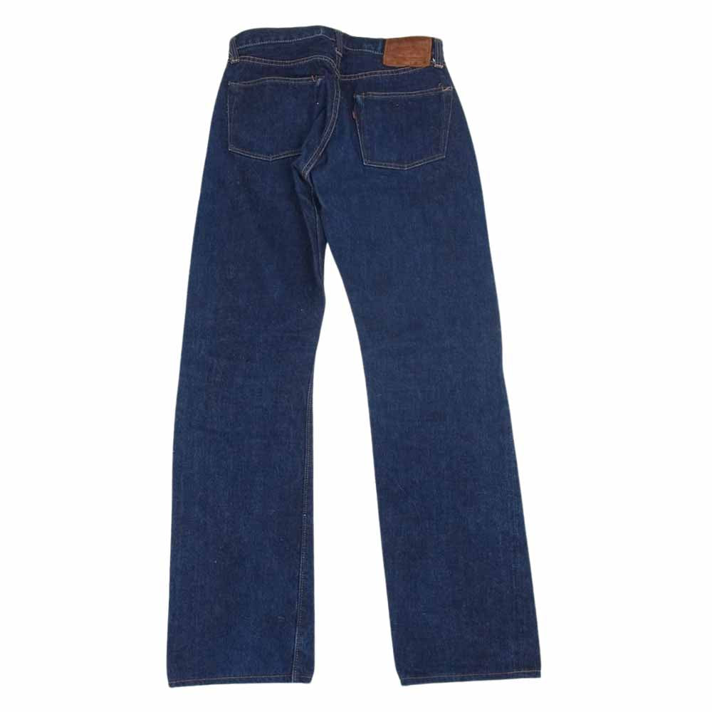 The REAL McCOY'S ザリアルマッコイズ 907 ボタンフライ セルビッチ インディゴ デニム パンツ インディゴブルー系 28【中古】