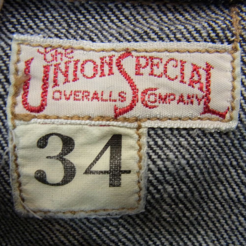 FREEWHEELERS フリーホイーラーズ UNION SPECIAL OVERALLS Baldwin インディゴ デニム ワーク コート ジャケット インディゴブルー系 34【中古】