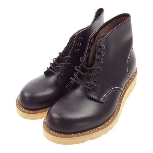 The REAL McCOY'S ザリアルマッコイズ 882005/7/050 JOE McCoy ジョーマッコイ YELLOW MEDICINE  レイルマン ワーク ブーツ ブラウン系 US7E【新古品】【未使用】【中古】