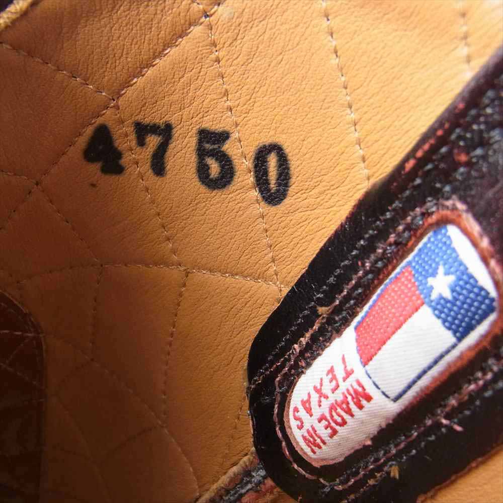 RIOS OF MERCEDES リオスオブメルセデス 4750 Crepe Sole Roper ローパー ブーツ ウエスタン ブーツ ブラック系 ブラウン系 実寸25.5cm程度【極上美品】【中古】