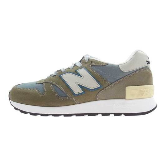 NEW BALANCE ニューバランス M1300JPJ 35周年記念 日本製 スニーカー ランニングシューズ グレー系 オリーブ系 25.5cm【新古品】【未使用】【中古】