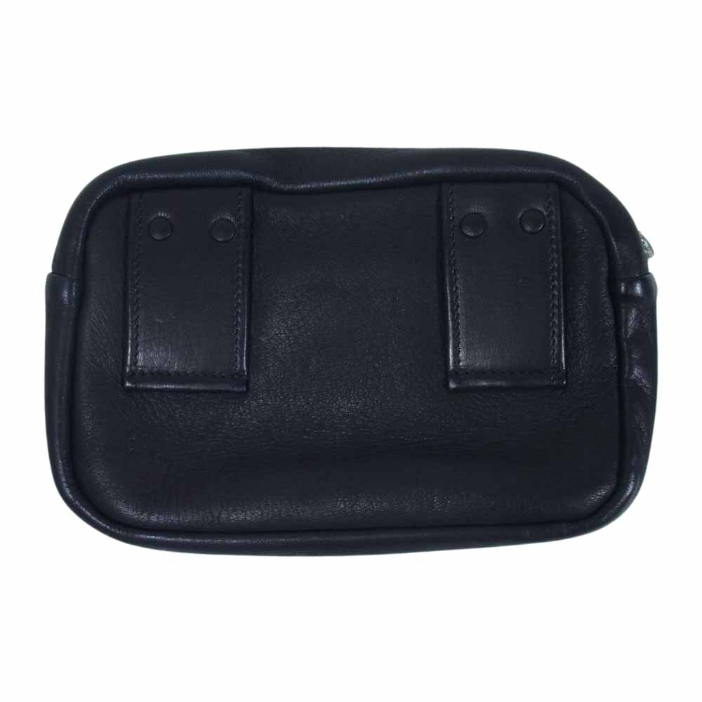 アエタ DA27 DEER LEATHER BELT POUCH S レザー ポーチ ブラック系【美品】【中古】