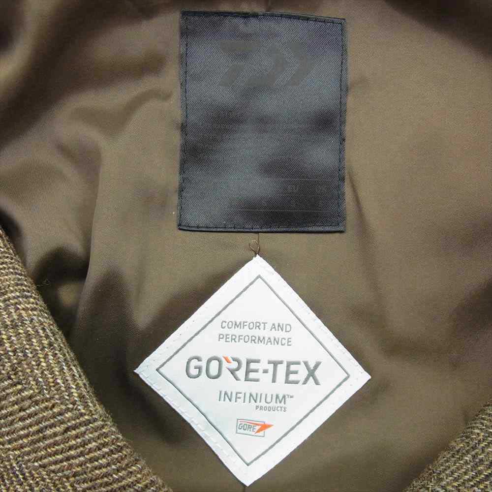 ダイワピワ BJ-15021W GORE-TEX ゴアテックス INFINIUM TECH TWEED SOUTIEN COLLAR COAT コート ブラウン系 M【美品】【中古】